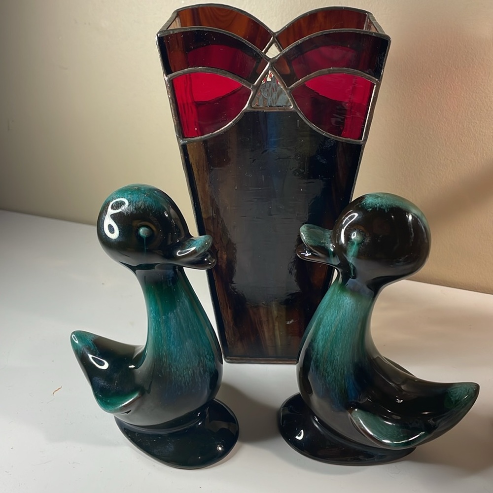 🦆 Vintage Blue Mountain Pottery Duck Figurines - Picture 3 of 9